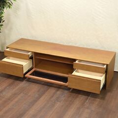 ≪yt1180ジ≫ カリモク家具 ローボード/テレビ台 幅165cm QU5706MH 