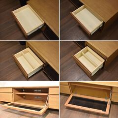 ≪yt1180ジ≫ カリモク家具 ローボード/テレビ台 幅165cm QU5706MH 