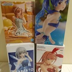 中古　フィギュア４体セット　アイマス　デレマス　アイドルマスター...