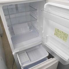 ⑤冷蔵庫 2ドア 137L 2019年製 シャープ SJ-D14E-W ホワイト 100Lクラス SHARP 札幌市 西区 西野店