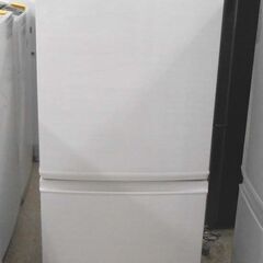 ⑤冷蔵庫 2ドア 137L 2019年製 シャープ SJ-D14E-W ホワイト 100Lクラス SHARP 札幌市 西区 西野店