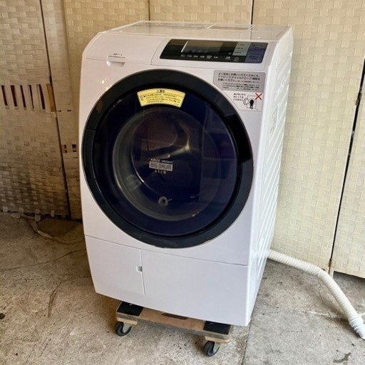 《売約済》【武蔵小山店 】日立｜HITACHI BD-SG100BL-W ドラム式洗濯乾燥機 ビッグドラム ホワイト [洗濯10.0kg /乾燥6.0kg /ヒートリサイクル乾燥 /左開き]　ドラム式洗濯乾燥機　ドラム洗濯機　ドラム式洗濯機　ヒートサイクル　KAZE IRON BIG DRUM 洗濯機　乾燥機　乾燥付き　乾燥機能付き　10.0kg/6.0kg 検　BD-SX110CL BD-SX110FL BD-SX110GL  BD-SV110GL   BD-SG100BL 2017年製