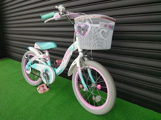 Hard Candy 子供用自転車 水色・ピンク Hard Candy 幼児用自転車 水色