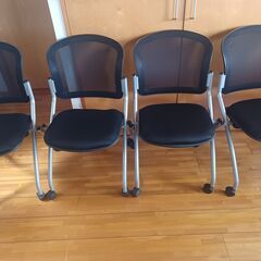 椅子（オフィスチェア）3脚セット