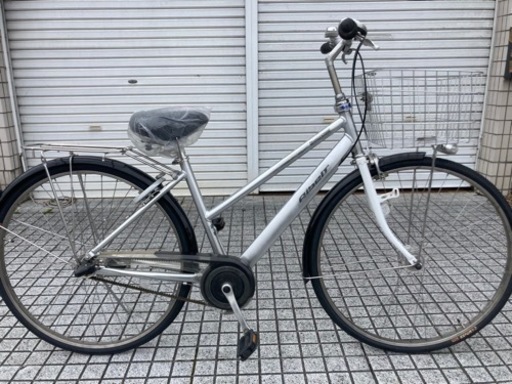 【27インチ自転車】アルベルト　ブリヂストン製　内装3段変速　LEDオートライト付　前後タイヤ、前カゴ、サドル新品❗️若林自転車　膳所店　SALE中❗️