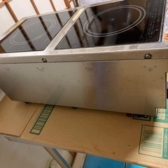 2020年製】タニコー 卓上2口IHコンロ TIC-A2FFW