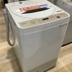 全自動洗濯機　SHARP ES-GE6F 6.0kg 2022年...