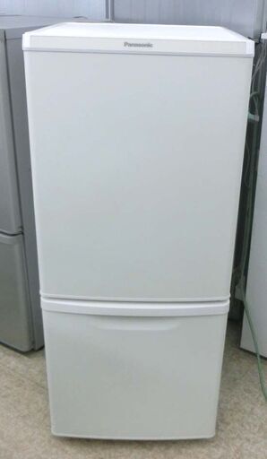 ②冷蔵庫 2ドア 138L 2020年製 パナソニック NR-B14CW-W マットバニラ