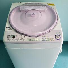 【☆予縦型洗濯機：本格分解クリーニング済み】シャープ　縦型洗濯機...