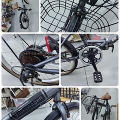 J205☆サビ使用感☆折りたたみ自転車☆Volks wagen☆20インチ
