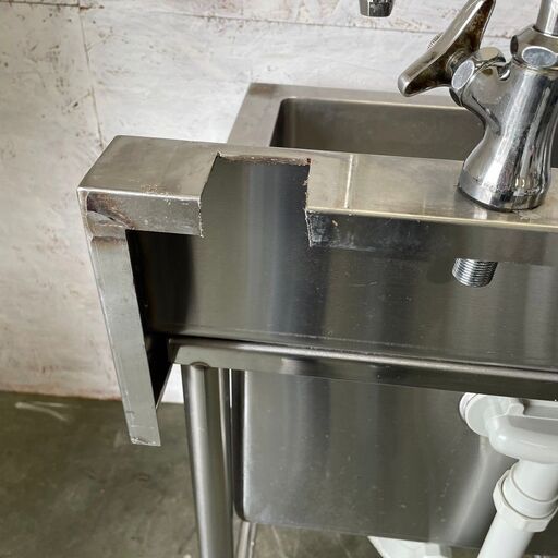 中古 業務用 1槽シンク 流し台（9913） ステンレス 一槽シンク 流し台