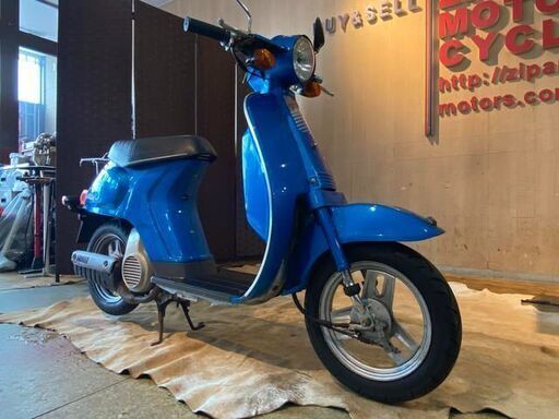 □ 希少！ HONDA TACTY AB19 ホンダ タクティ 50cc 6245km 実動 ブルーメタリック ビンテージ 美品 原付 スクーター バイク 札幌発★