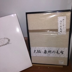 GYP0306 大阪泉州の毛布 カミシヤ入りウール毛布