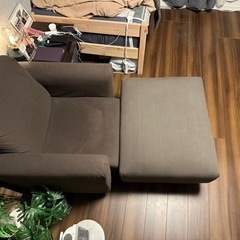 MUJI1人用ソファ＊スツールセット