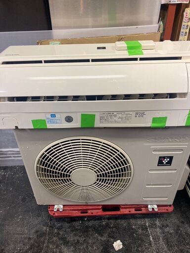 ☆中古￥24,800！SHARP　10畳用2.8kwルームエアコン　家電　2020年製　AY-L28D-W型　【BC042】
