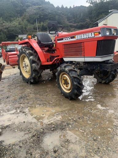 長崎発　シバウラ　SHIBAURA トラクター　S330A 33馬力　強化爪　ロータリー