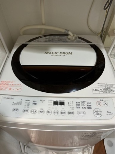 洗濯機(東芝　AW-6D3M(T))