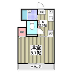 🏢安心の叶えRoom✨『1K』多摩市和田✨ 🉐初期費用5万円パッ...