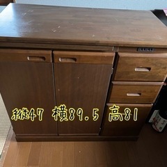 無印良品バーチ材 コンパクト ドレッサー デスク スツール付 ブラウン