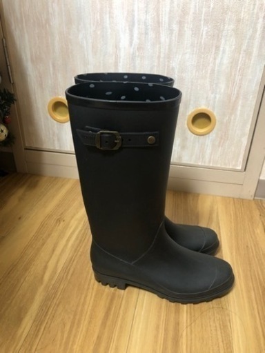 未使用】CELINE セリーヌ バイカラー ロゴ 靴 シューズ レイン 未使用】CELINE セリーヌ バイカラー ロゴ 靴 シューズ レイン