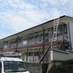 屋根調査〜瓦屋根のアパート編