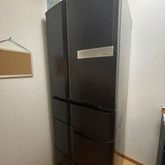 三菱 MITSUBISHI 大型冷蔵庫 ブラウン 無料➕2000...