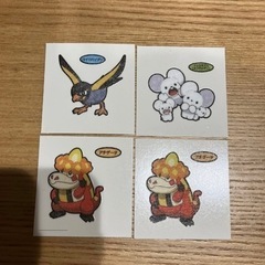 ポケモンパン シール　ステッカー　アチゲータ　イッカネズミ