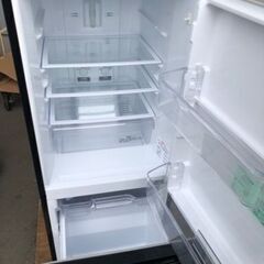 市内配送無料　三菱 【右開き】146L 2ドアノンフロン冷蔵庫 keyword キーワードブラック MR-P15EC-KK