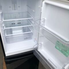 市内配送無料　三菱 【右開き】146L 2ドアノンフロン冷蔵庫 keyword キーワードブラック MR-P15EC-KK