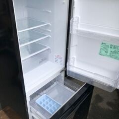 市内配送無料　三菱 【右開き】146L 2ドアノンフロン冷蔵庫 keyword キーワードブラック MR-P15EC-KK