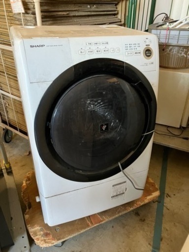 SHARP ドラム式電気洗濯乾燥機 ES-S7F-WL 2021年製