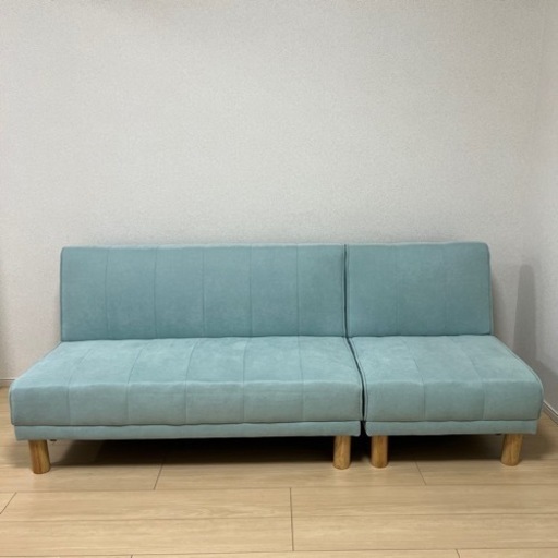 引き取り先見つかりました！3／9土曜までの限定掲載価格　【美品】ソファベッド  3人掛けソファ