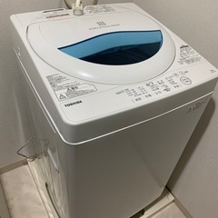 【洗濯機】5kg東芝AW-5G5【2017年製】