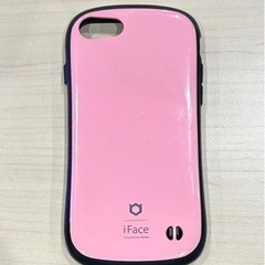 iPhone8用　iface ピンク