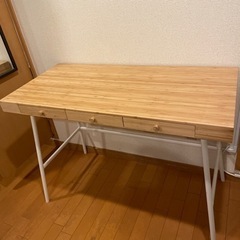 決定　IKEA リルオーセン　デスク　テーブル