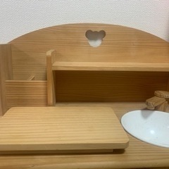 まとめ売り価格】トッドル キッチン おままごと 冷蔵庫 小物一式付き