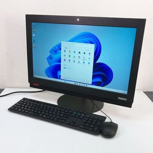 現品限り！ フルHD液晶 Windows11 第6世代CPU搭載 無線LAN内蔵 ★ Lenovo ThinkCentre M810z Core i3-6100(3.7G) メモリ8GB SSD256GB DVD