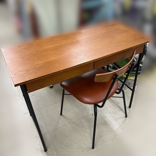 J3388 niko and ... FURNITURE \u0026 SUPPLY ニコアンド ファニチャーアンドサプライ LIVING TERRITORY SERIES LIVING TERRITORY DESK  リビング テリトリー デスク 707790 デスクセット 椅子チェア付 クリーニング済み