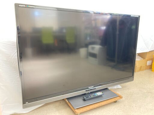 《決まりました》JT402 (O) SHARP シャープ LC-60L5 液晶テレビ  60V型 2011年製 リモコン付き B-CASカード付き 動作確認済み 中古現状品 現地引き取りのみ