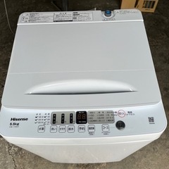 G-2 ハイセンス 全自動洗濯機  HW-T55H 5.5kg 2023年製