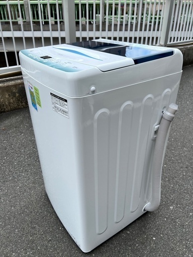 (B)SALE‼️￥13200(税込) Haier 全自動電気洗濯機 JW-U55HK 2022年製　5.5kg