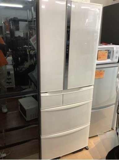 値下げ75,800→69800 Panasonic NR-FVF454-W [冷蔵庫 （451L・フレンチドア） 6ドア ハーモニーホワイト] リサイクルショップ宮崎屋　佐土原店24.3.7F