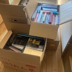 廃棄予定　大量　CD DVD  ダンボール6箱　120キロ