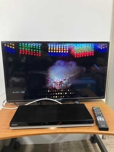 ロ2403-266 SONY ブルーレイレコーダー  BDZ-ZW500 2016年製 HDMIコード社外品 再生のみ動作確認済み キズ汚れ有り HDD容量:500GB