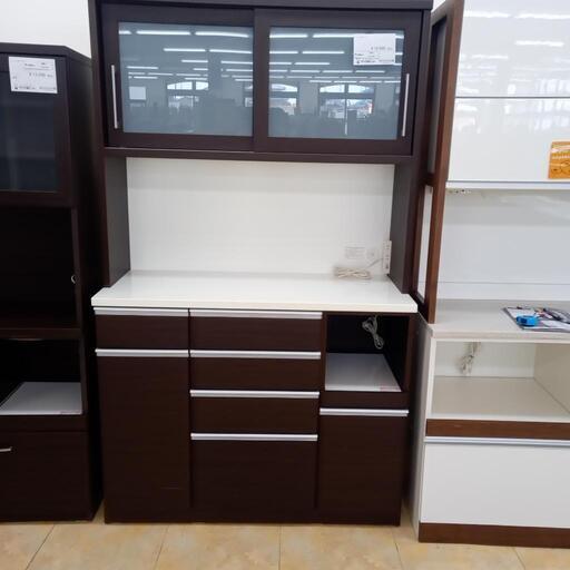 ★ジモティ割あり★  レンジボード 白、DBW H200×D50×W90 クリーニング済み OJ3746
