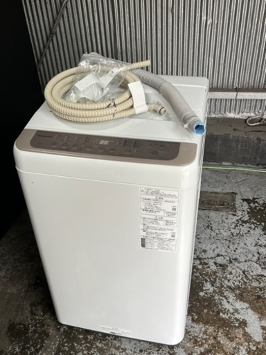 風呂ホース未使用 パナソニック 洗濯機 2022年 7kg洗い 1-2人用 NA-F70PB15 Panasonic 動作品 川崎区