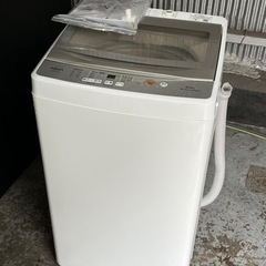 AQUA 洗濯機 2022年 5kg洗い ガラストップ AQW-...