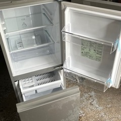 極美品 冷蔵庫 AQUA 2ドア 2022年 126L 1人暮らし 単身 AQR-13M セカンドハウス利用 動作品 川崎区