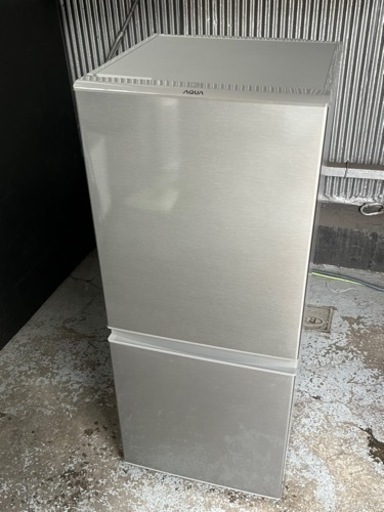 極美品 冷蔵庫 AQUA 2ドア 2022年 126L 1人暮らし 単身 AQR-13M セカンドハウス利用 動作品 川崎区
