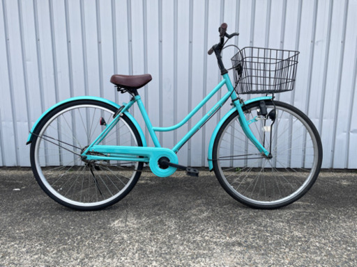 めっちゃ綺麗自転車 26インチ ママチャリ 変速なし 鍵付き 中古